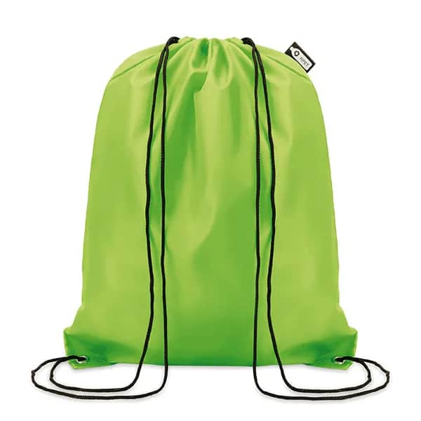 Beutel mit Kordelzug 190T RPET - SHOOPPET - Limette