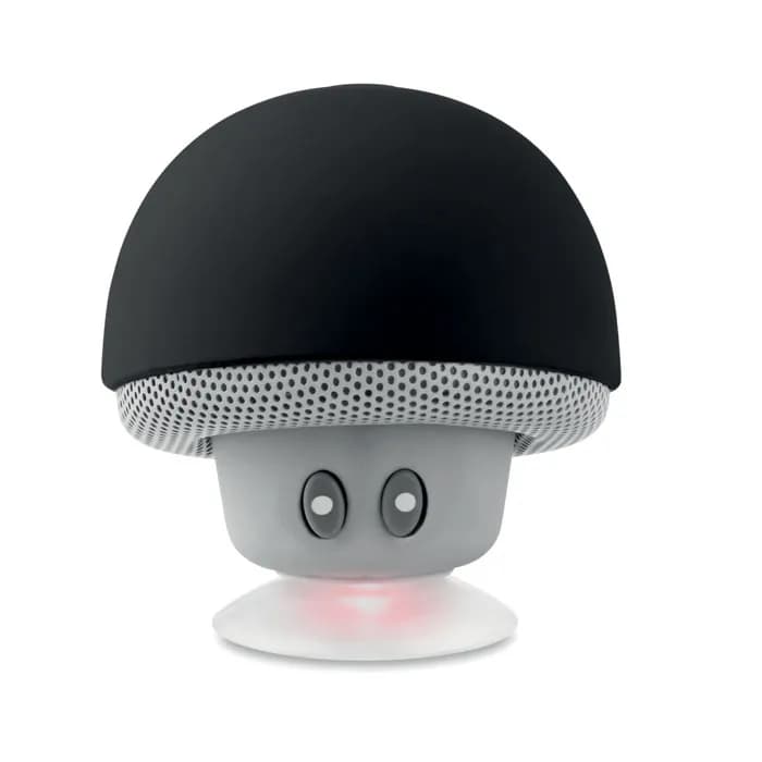Mini wireless Lautsprecher - MUSHROOM - Schwarz