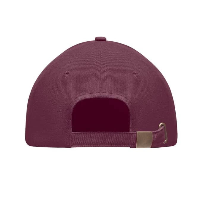 BASEBALL CAP 6 PANELS 270G/M² - TEKAPO - Bordeaux
