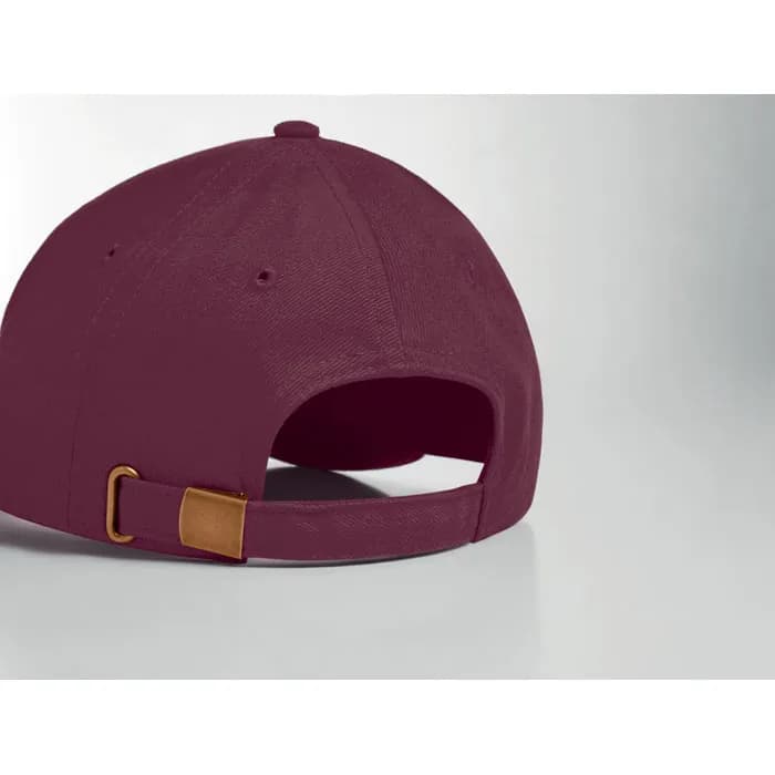BASEBALL CAP 6 PANELS 270G/M² - TEKAPO - Bordeaux