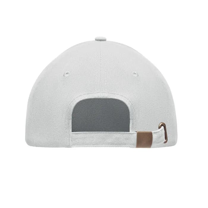 BASEBALL CAP 6 PANELS 270G/M² - TEKAPO - Weiß