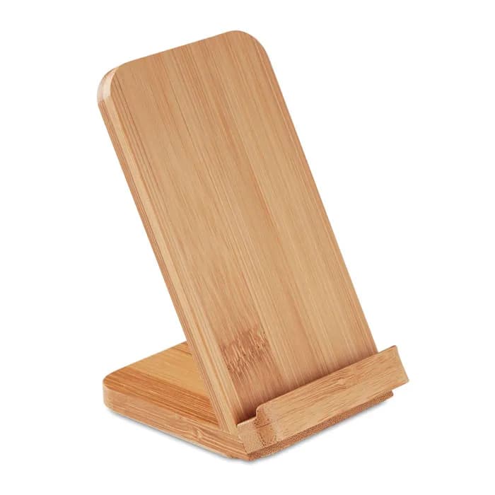 Smartphone Halter Ladestation - WIRESTAND - Holz