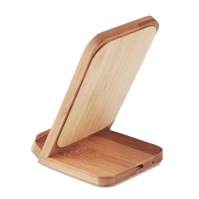 Smartphone Halter Ladestation - WIRESTAND - Holz