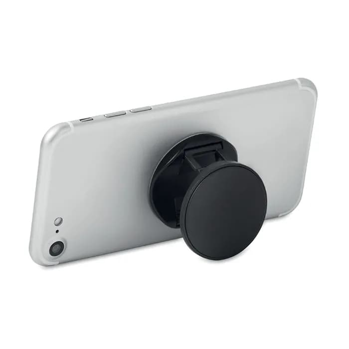 Runder Smartphone Halter - DOT - Schwarz