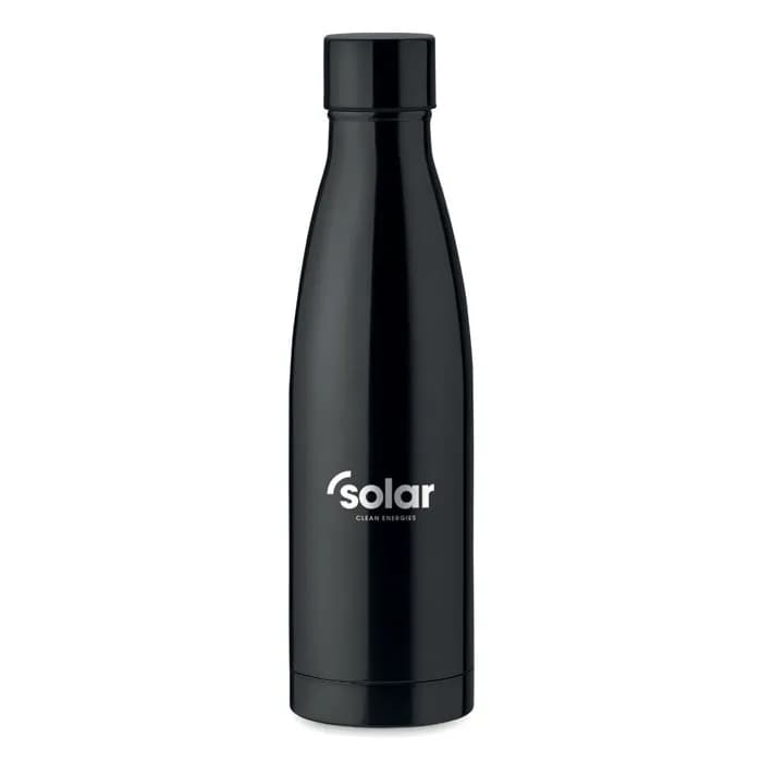 Edelstahl Isolierflasche 500ml - BELO BOTTLE - Schwarz