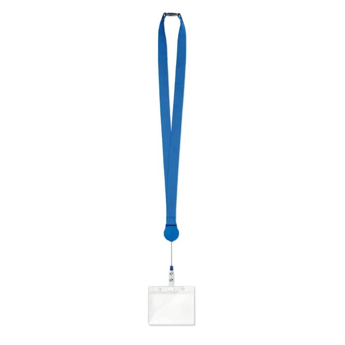 Lanyard mit Badge-Halter - ZIP LANYARD - Königsblau