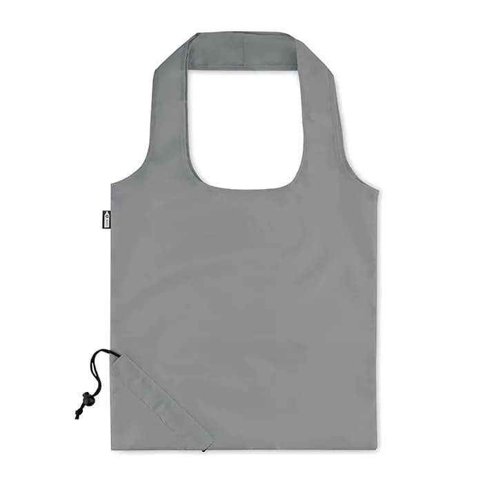 Faltbare Einkaufstasche RPET - FOLDPET - Steingrau