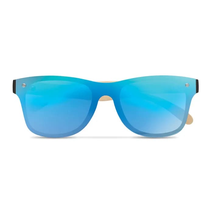 Sonnenbrille mit Bambus - ALOHA - Blau