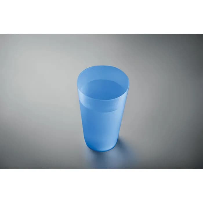 Wiederverwendbarer Becher 500ml - FESTA LARGE - Transparent Blau