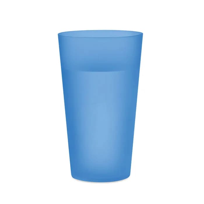 Wiederverwendbarer Becher 500ml - FESTA LARGE - Transparent Blau