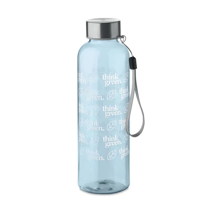 RPET-Flasche 500ml - UTAH RPET - Transparent Hellblau