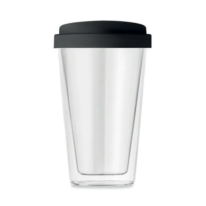 Borosilikat Trinkglas 350ml - BIELO TUMBLER - Schwarz