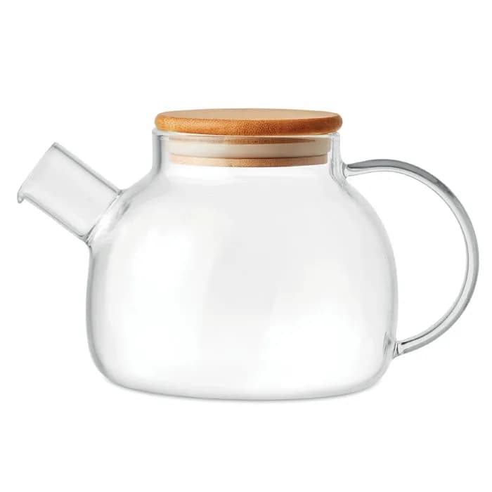 Teekanne Borosilikatglas 850ml - MUNNAR - Transparent