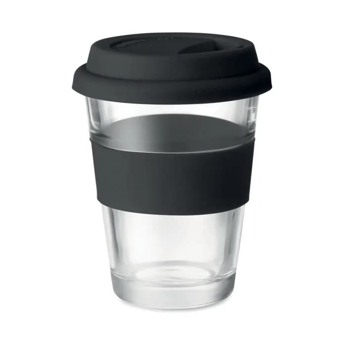 Glas Becher 350 ml - ASTOGLASS - Schwarz