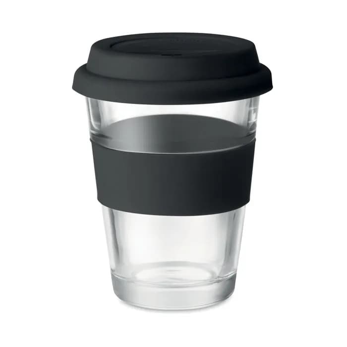 Glas Becher 350 ml - ASTOGLASS - Schwarz