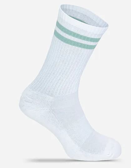 Tennis Socks - White/Mint