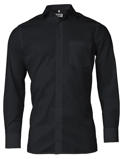 Men´s Shirt Modern Fit Extra Long Sleeve - Black