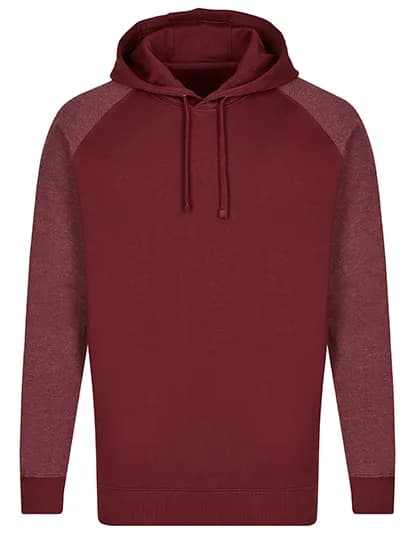 my mate - Men´s No Pocket Hoody - Burgundy/Heather Burgundy