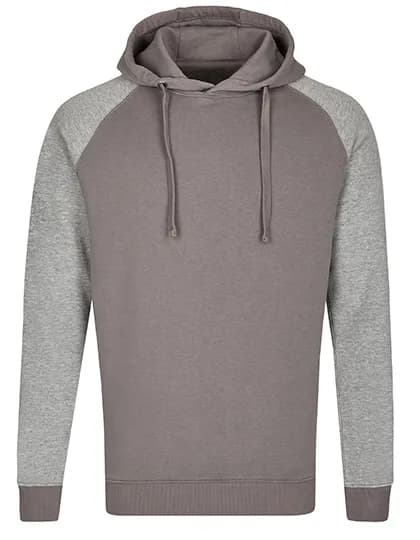 my mate - Men´s No Pocket Hoody - Grey Solid/Heather Grey