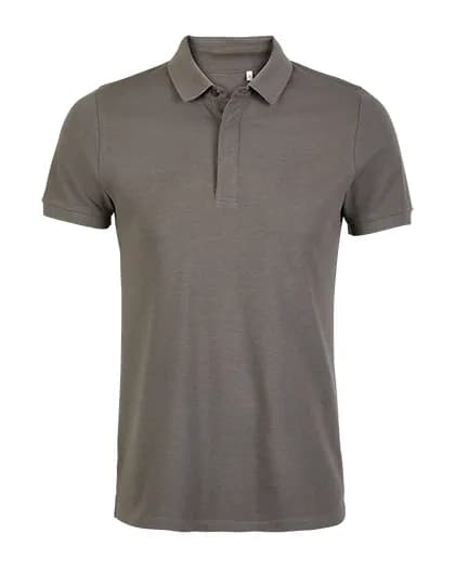 Men´s Piqué Polo Shirt Owen - Soft Gray