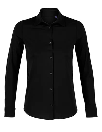Women´s Mercerised Shirt Balthazar - Deep Black