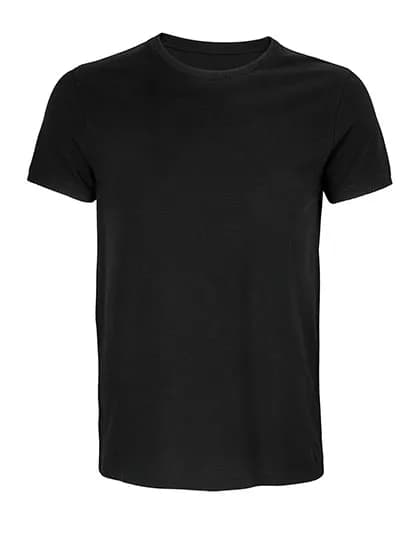 Unisex Cotton Piqué T-Shirt Loris - Deep Black