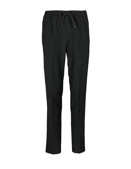 Women´s Elasticated Waist Suit Trousers Germain - Deep Black