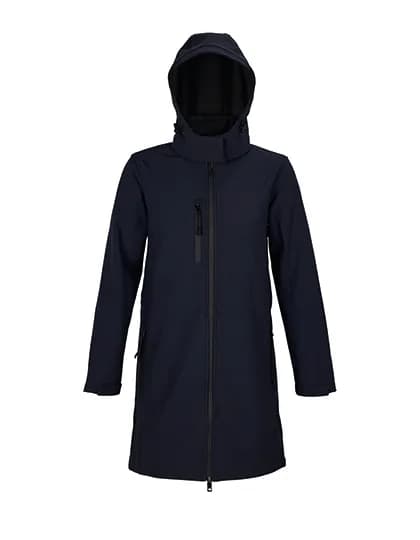 Women´s Long Softshell Coat Achille - Night