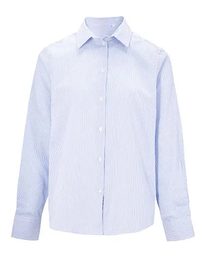 Men´s Easy Care Striped Shirt Baptiste - Blue Stripes