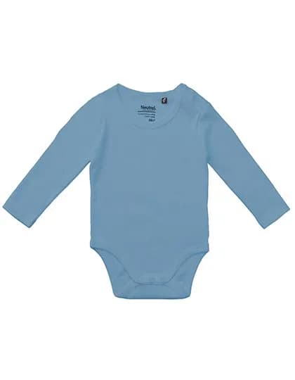 Babies Long Sleeve Bodystocking - Dusty Indigo