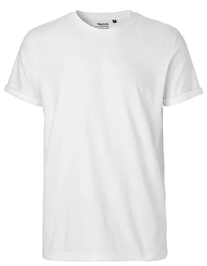 Men´s Roll Up Sleeve T-Shirt - White