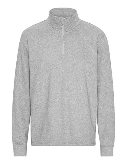 Unisex Quarter Zip Sweatshirt - Sport Grey