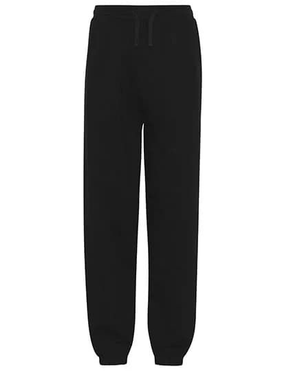 Unisex Sweatpants With Elastic Cuff - Black