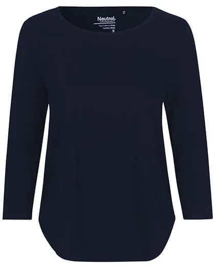 Ladies´ Three Quarter Sleeve T-Shirt - Navy