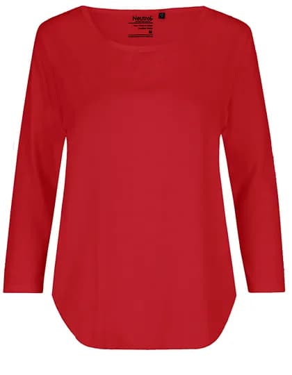 Ladies´ Three Quarter Sleeve T-Shirt - Red