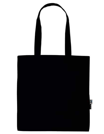 Shopping Bag With Long Handles - Black