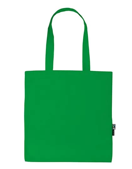 Shopping Bag With Long Handles - Green