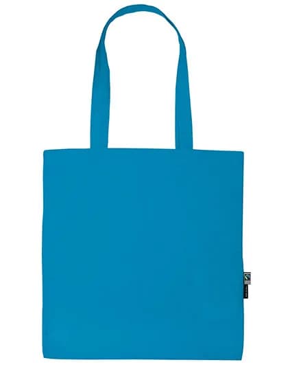 Shopping Bag With Long Handles - Sapphire