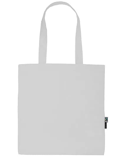 Shopping Bag With Long Handles - White