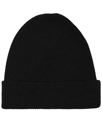 Beanie 1x1 Rib - Black