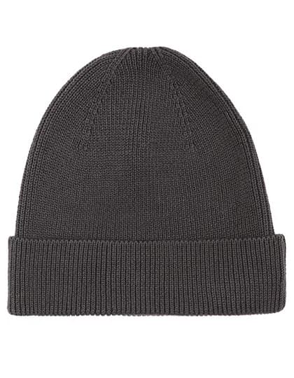 Beanie 1x1 Rib - Charcoal