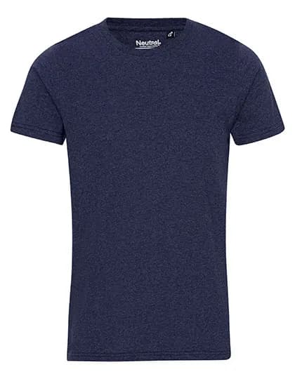Recycled Cotton T-Shirt - Navy Melange