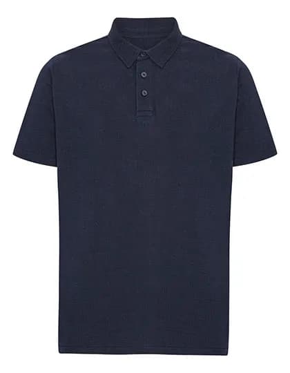 Tiger Cotton Polo - Navy