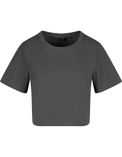 Ladies Cropped Tee - Magnet