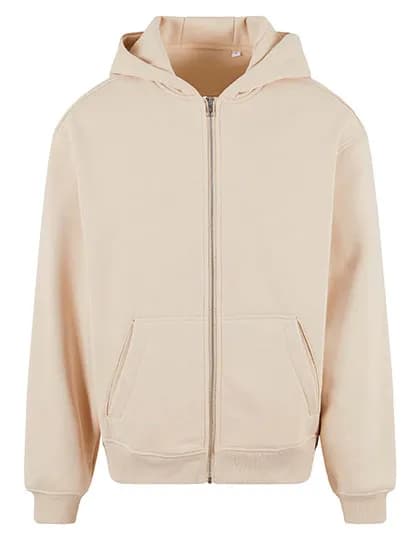 Oversized Zip Hoody - Sand