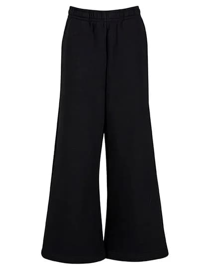 Ladies Wideleg Sweatpants - Black