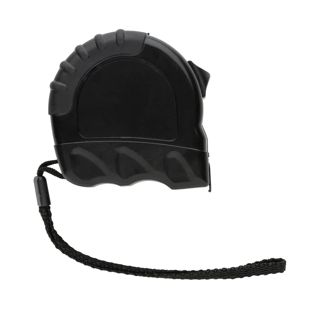 5m/19mm Maßband aus RCS recyceltem Kunststoff - schwarz