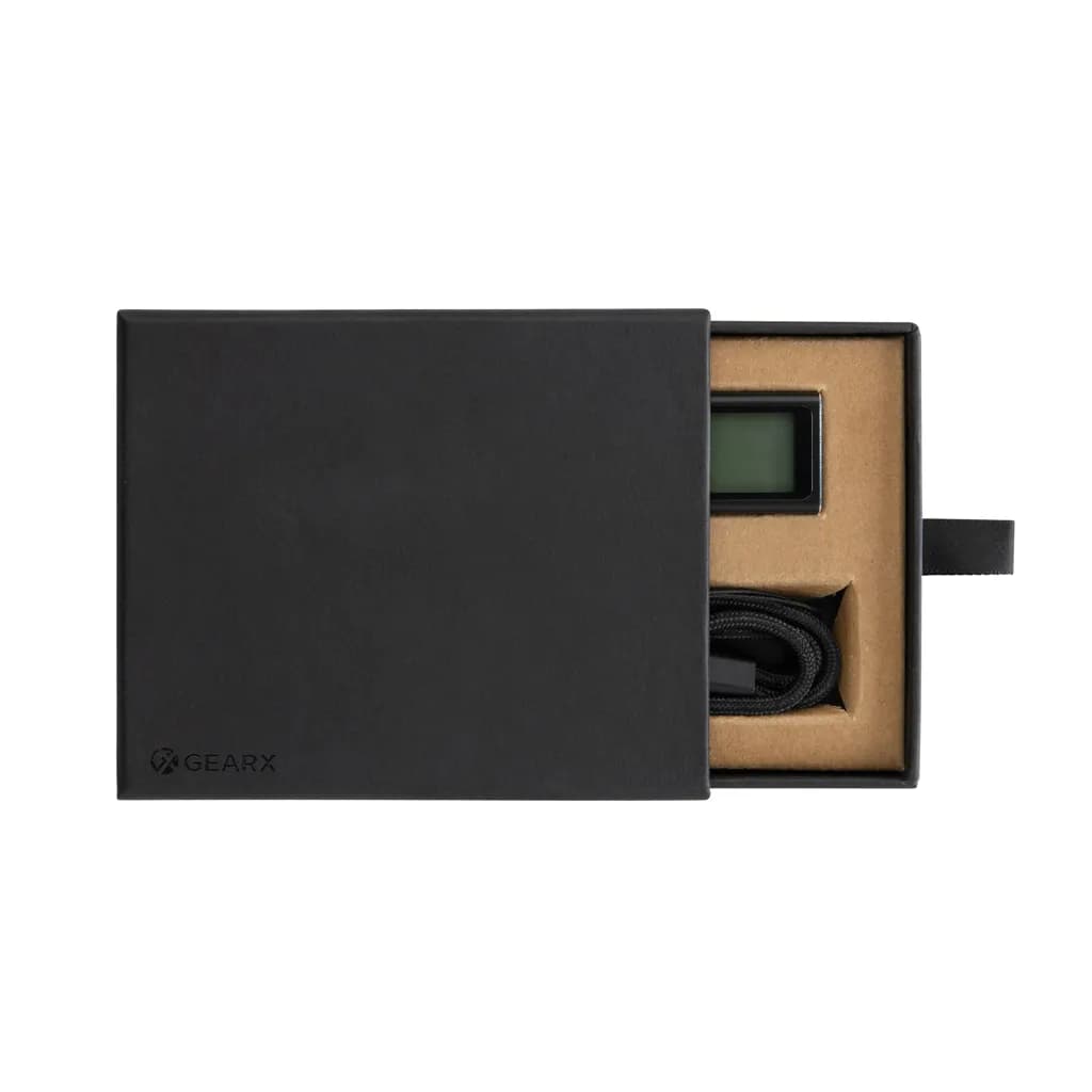 Gear X 30m Lasermessgerät aus RCS recyceltem Aluminum - schwarz