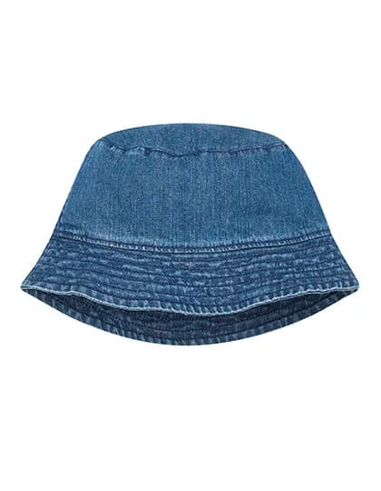 Adults Denim Bucket Hat - Denim Blue