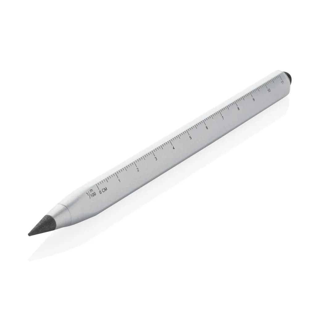 Eon Infinity Multitasking Stift aus RCS recycelt. Aluminium - silber